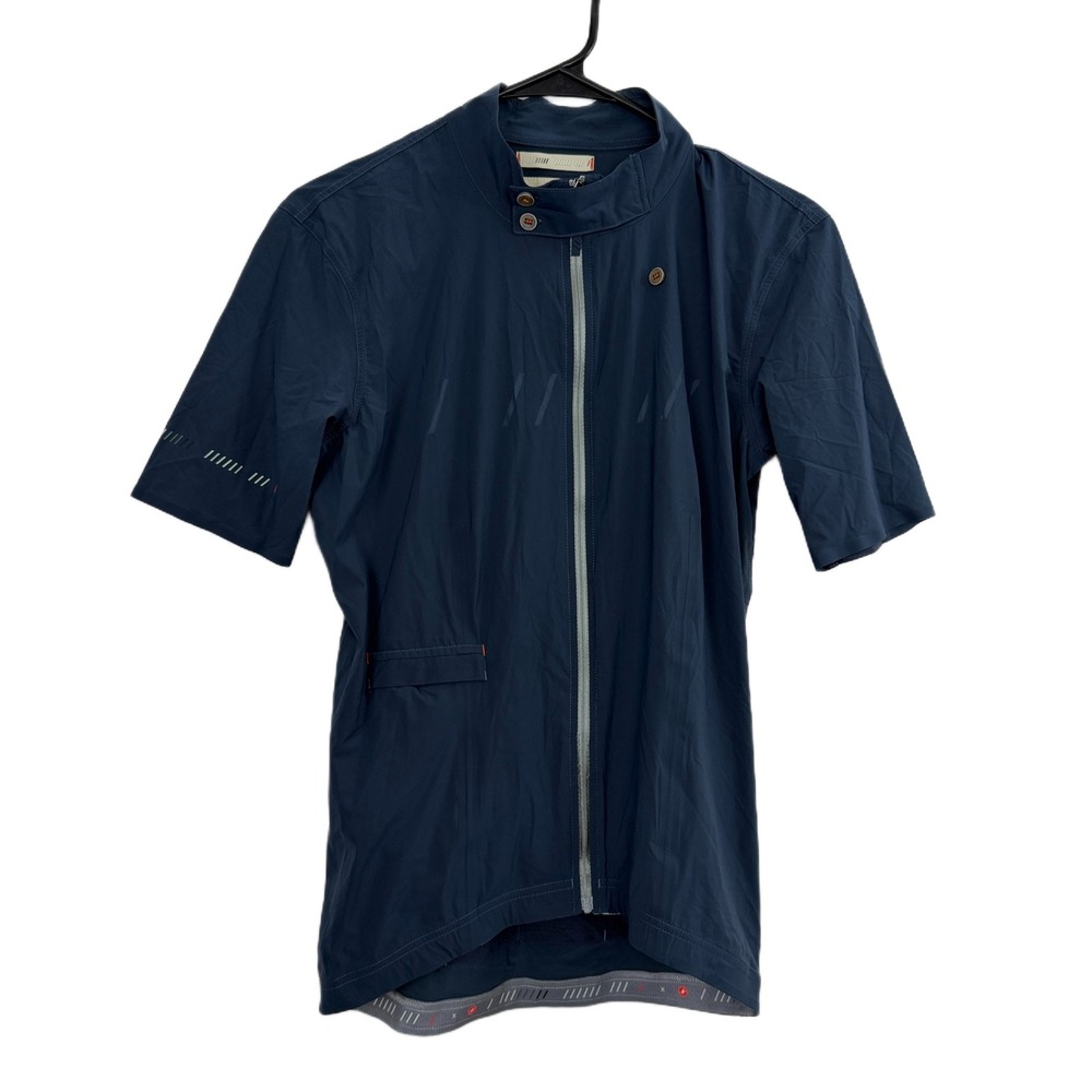 Castelli Chpt 3 Rocka Jersey Mens 40 Blue Cycling Short Sleeve Full Zip Bike